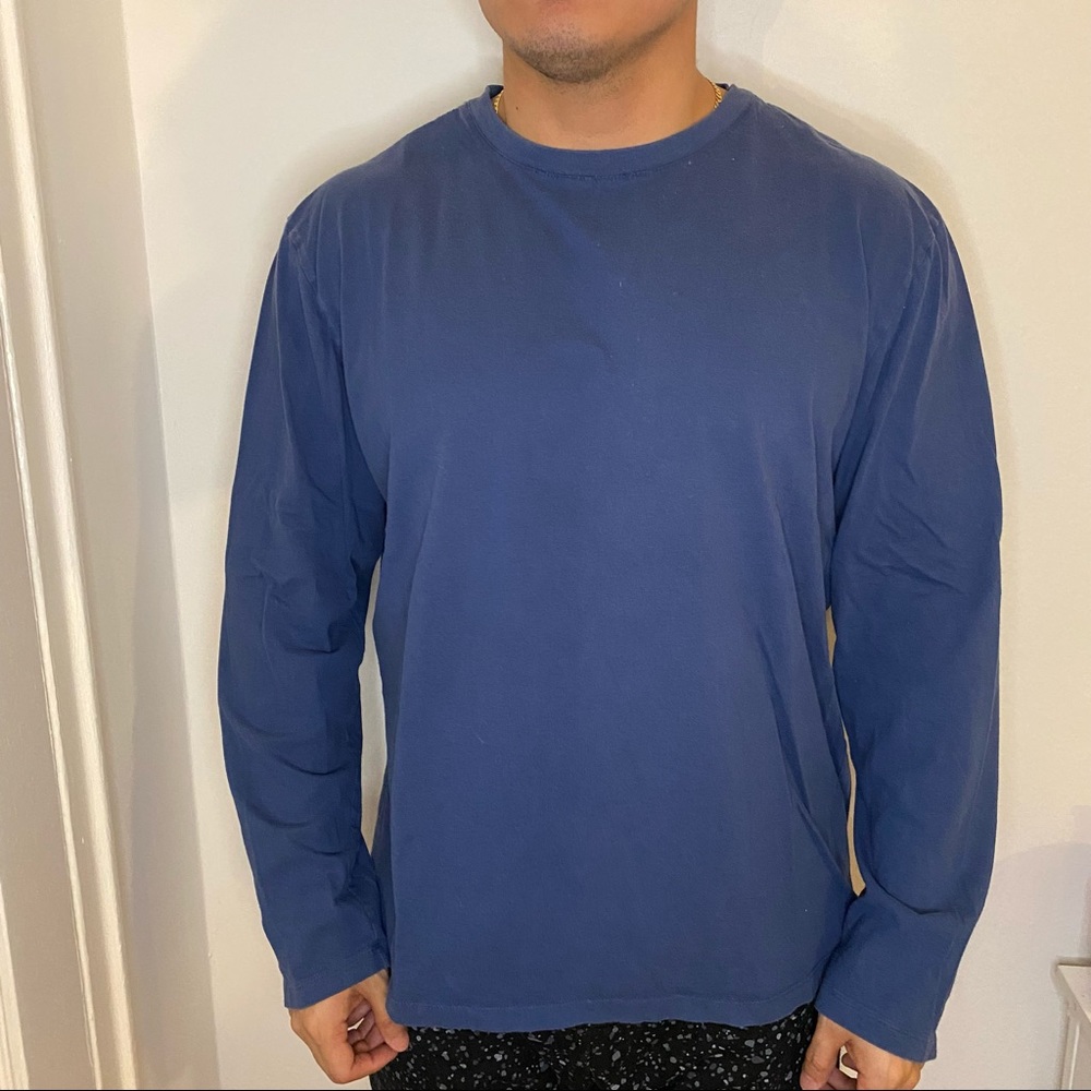 Men’s Banana Republic fitted crew long sleeve tshirt